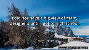Englisches Zitat von Tracy Reese als Bild