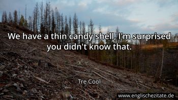 Englisches Zitat von Tre Cool als Bild