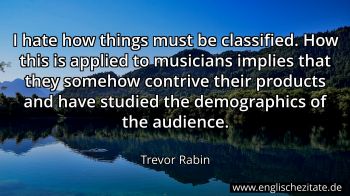 Englisches Zitat von Trevor Rabin als Bild