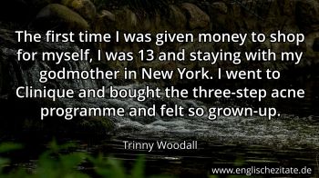 Englisches Zitat von Trinny Woodall als Bild
