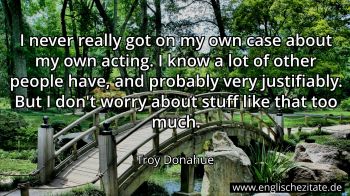 Englisches Zitat von Troy Donahue als Bild