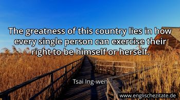 Englisches Zitat von Tsai Ing-wen als Bild
