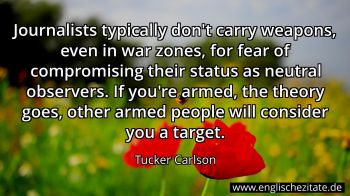 Englisches Zitat von Tucker Carlson als Bild