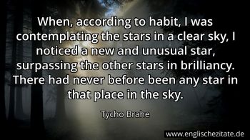 Englisches Zitat von Tycho Brahe als Bild