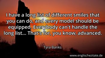 Englisches Zitat von Tyra Banks als Bild