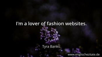 Englisches Zitat von Tyra Banks als Bild