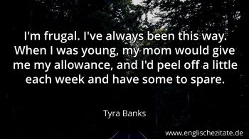 Englisches Zitat von Tyra Banks als Bild