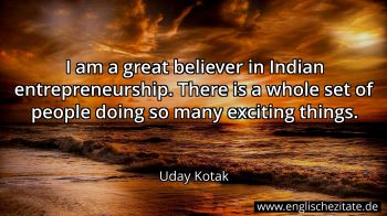 Englisches Zitat von Uday Kotak als Bild