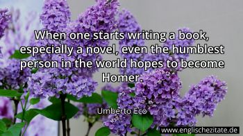 Englisches Zitat von Umberto Eco als Bild