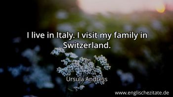 Englisches Zitat von Ursula Andress als Bild