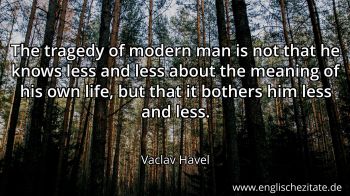 Englisches Zitat von Vaclav Havel als Bild