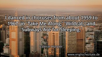 Englisches Zitat von Valerie Harper als Bild