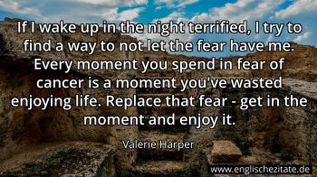 Englisches Zitat von Valerie Harper als Bild