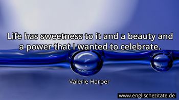 Englisches Zitat von Valerie Harper als Bild