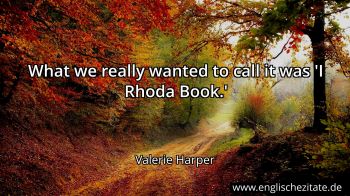 Englisches Zitat von Valerie Harper als Bild