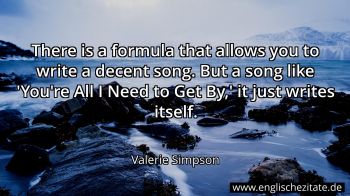 Englisches Zitat von Valerie Simpson als Bild