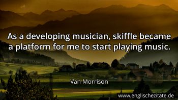 Englisches Zitat von Van Morrison als Bild
