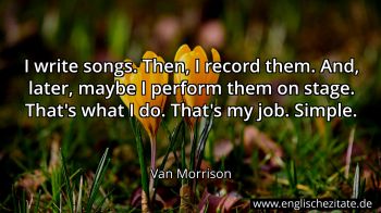 Englisches Zitat von Van Morrison als Bild