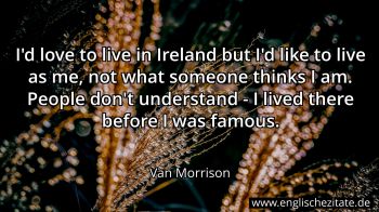 Englisches Zitat von Van Morrison als Bild