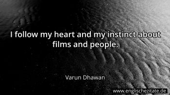 Englisches Zitat von Varun Dhawan als Bild