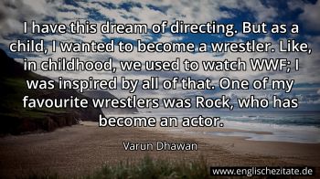 Englisches Zitat von Varun Dhawan als Bild