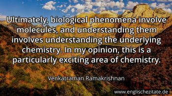 Englisches Zitat von Venkatraman Ramakrishnan als Bild
