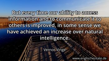 Englisches Zitat von Vernor Vinge als Bild