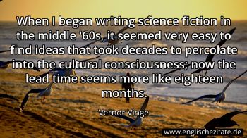 Englisches Zitat von Vernor Vinge als Bild
