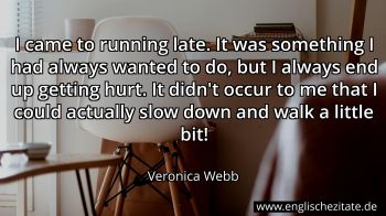 Englisches Zitat von Veronica Webb als Bild