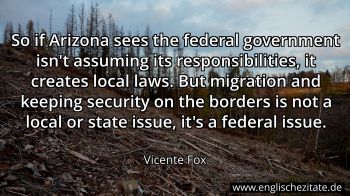 Englisches Zitat von Vicente Fox als Bild