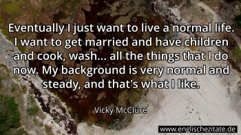 Englisches Zitat von Vicky McClure als Bild