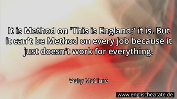Englisches Zitat von Vicky McClure als Bild