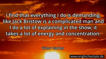 Englisches Zitat von Victor Garber als Bild
