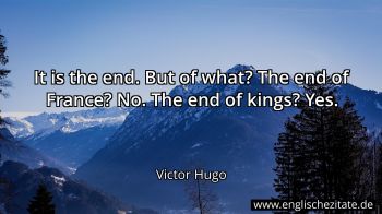 Englisches Zitat von Victor Hugo als Bild