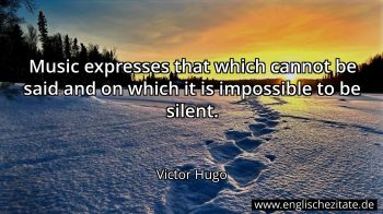 Englisches Zitat von Victor Hugo als Bild
