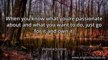 Englisches Zitat von Victoria Justice als Bild