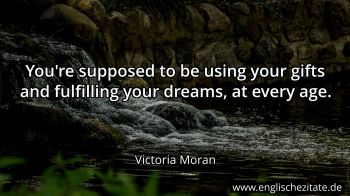 Englisches Zitat von Victoria Moran als Bild