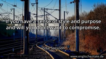 Englisches Zitat von Vidal Sassoon als Bild