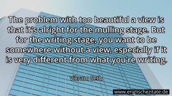 Englisches Zitat von Vikram Seth als Bild