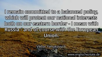 Englisches Zitat von Viktor Yanukovych als Bild