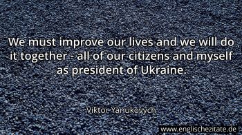 Englisches Zitat von Viktor Yanukovych als Bild