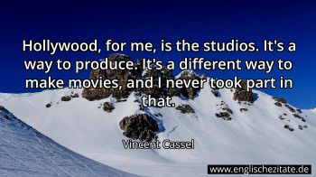 Englisches Zitat von Vincent Cassel als Bild