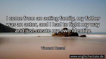 Englisches Zitat von Vincent Cassel als Bild