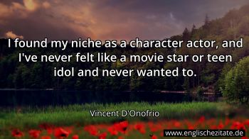 Englisches Zitat von Vincent D'Onofrio als Bild