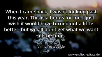 Englisches Zitat von Vinny Testaverde als Bild