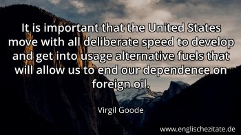 Englisches Zitat von Virgil Goode als Bild