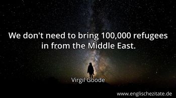 Englisches Zitat von Virgil Goode als Bild