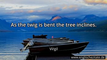 Englisches Zitat von Virgil als Bild
