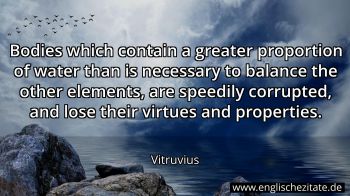 Englisches Zitat von Vitruvius als Bild