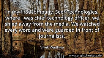 Englisches Zitat von Vivek Wadhwa als Bild